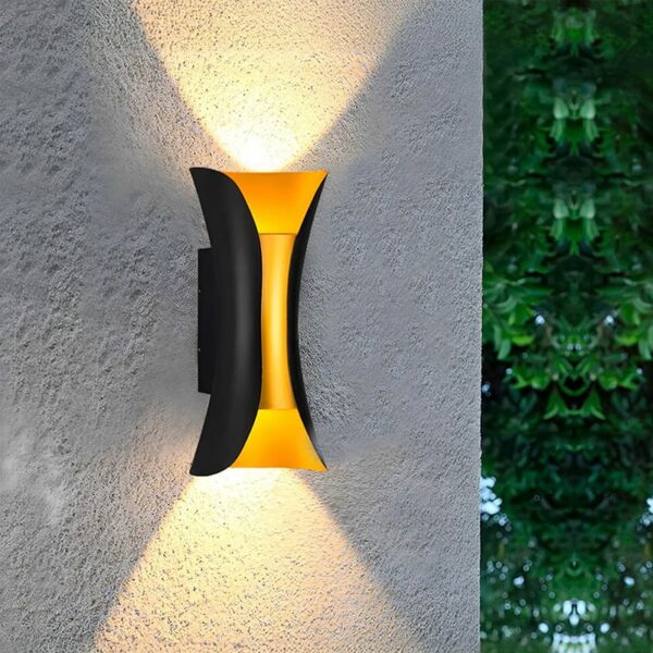 APLIQUE 6W LED METAL NEGRO/BRONCEADO