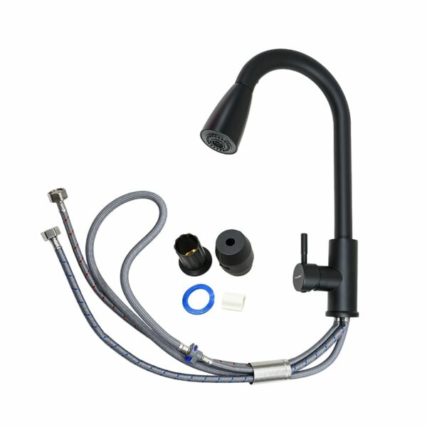 GRIFO NEGRO ALTO CON EXTENSION ITALOMIX - Imagen 2
