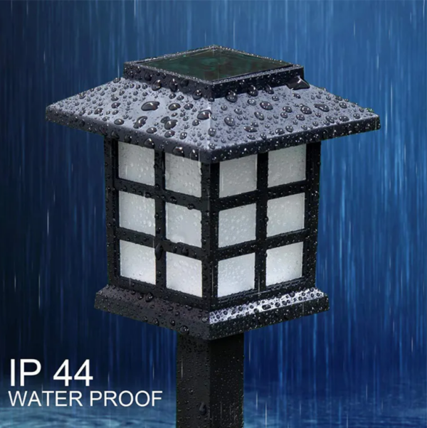 Lámpara Pincho Para Jardín Luz Fría Solar 2 Unidades - Imagen 2